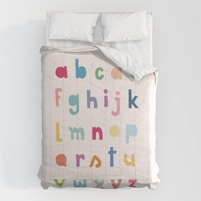 ABC alphabet art Comforter Gallery Image 1