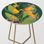 Abstract Floral Evening Side Table Gallery Image 2