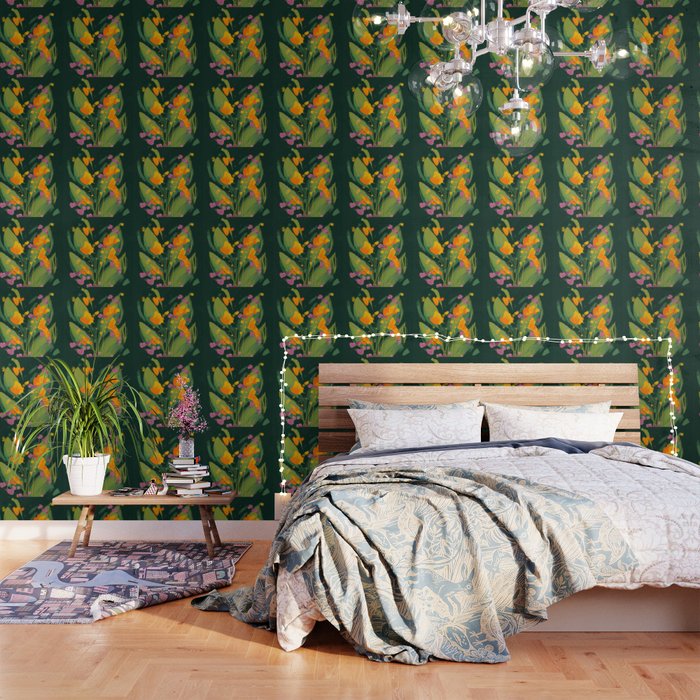 Abstract Floral Evening Wallpaper Gallery Image 3