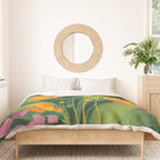 Abstract Floral Evening Duvet Cover Gallery Image 3
