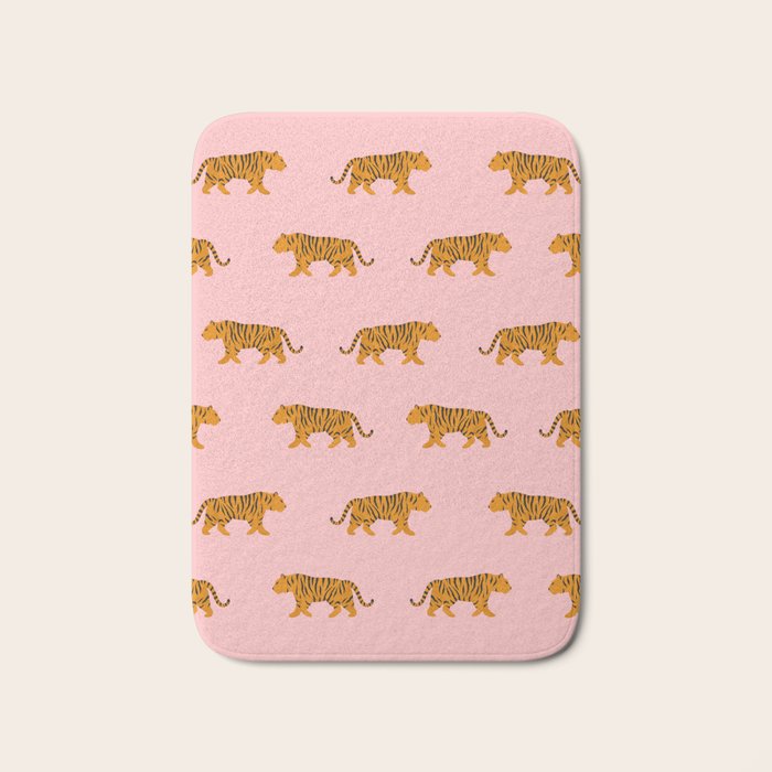 Walking Tiger Bath Mat Gallery Image 1