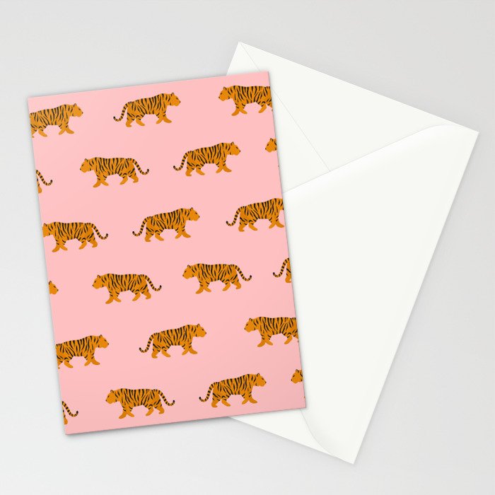 Walking Tiger Stationery Card Gallery Image 2