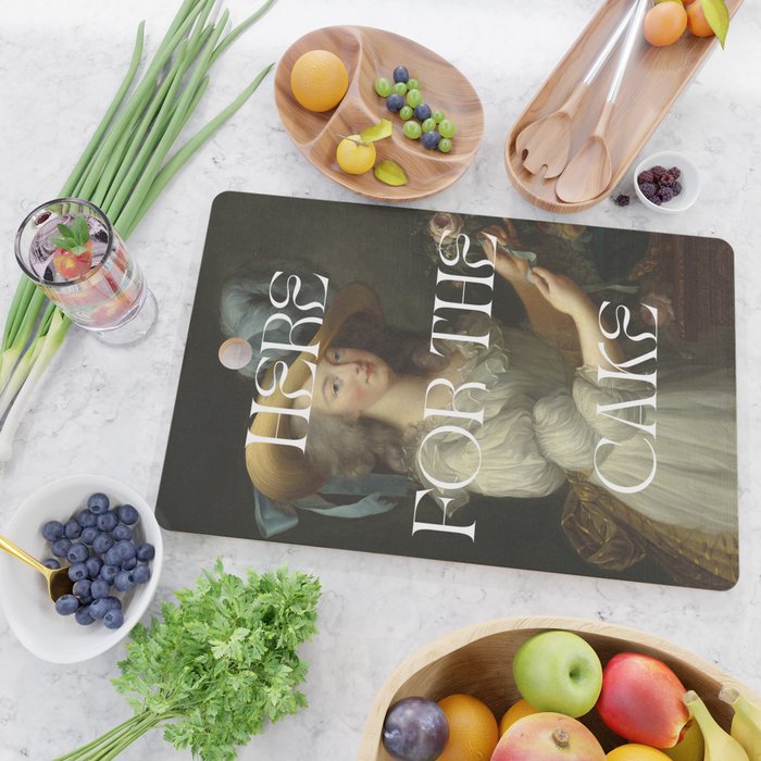 Here For The Cake Cutting Board Gallery Image 2