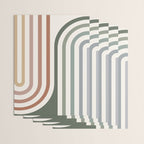 Bold Curvature Stripes VII Wrapping Paper Gallery Image 3