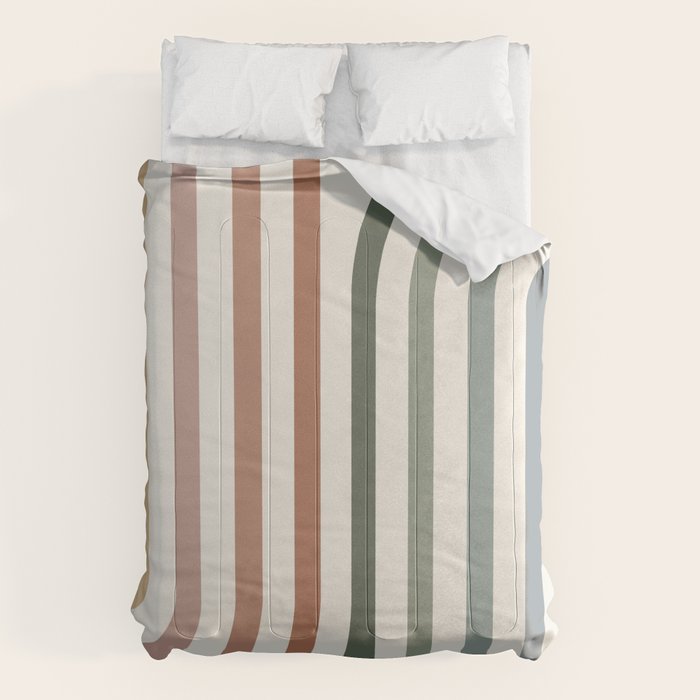 Bold Curvature Stripes VII Comforter Gallery Image 1