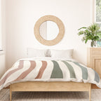 Bold Curvature Stripes VII Duvet Cover Gallery Image 3
