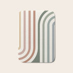 Bold Curvature Stripes VII Bath Mat Gallery Image 1