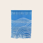 French Blue Ocean Waves Wall Hanging Gallery Image 1
