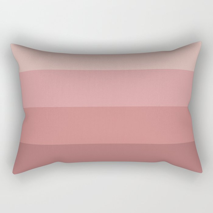 Minimal Retro Sunset Sunrise - Neutral Pink Rectangular Pillow Gallery Image 1