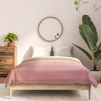 Minimal Retro Sunset Sunrise - Neutral Pink Comforter Gallery Image 3
