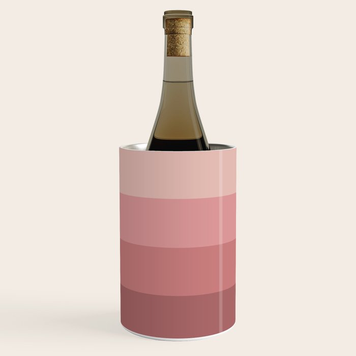 Minimal Retro Sunset Sunrise - Neutral Pink Wine Chiller Gallery Image 3