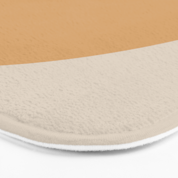 Minimal Retro Sunset Sunrise - Neutral Pink Bath Mat Gallery Image 3