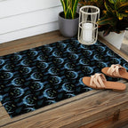 Lime Hawk Moths Night Outdoor Rug Gallery Image 2