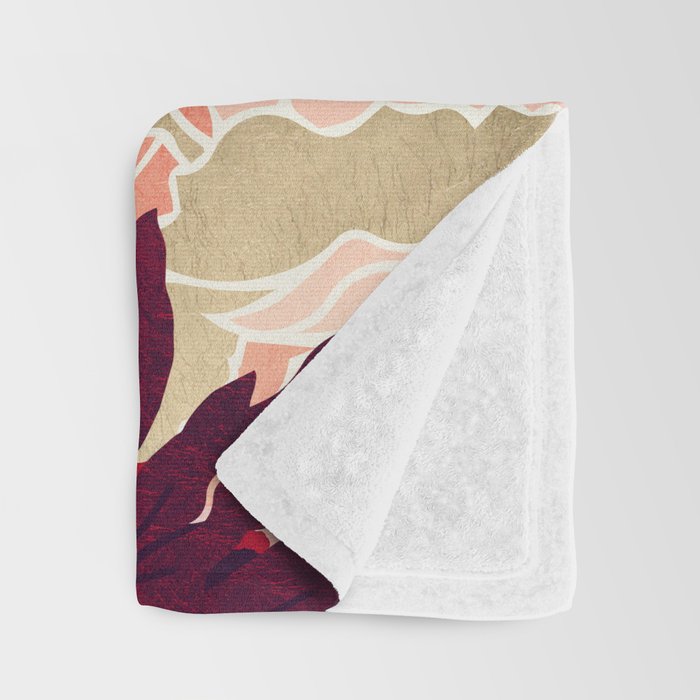 Bold Botanical II Throw Blanket Gallery Image 3