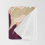 Bold Botanical II Throw Blanket Gallery Image 3