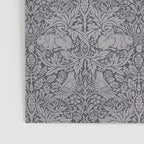 William Morris Brer Rabbit Ink Silver Vintage Pattern Poster Gallery Image 3