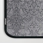 William Morris Brer Rabbit Ink Silver Vintage Pattern Laptop Sleeve Gallery Image 3