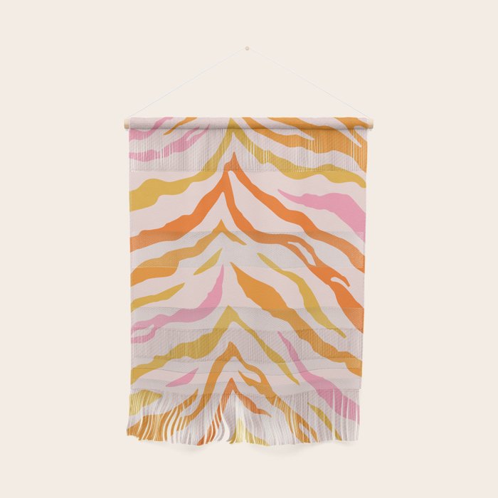 Tiger: PATTERN 07 | The Peach Edition Wall Hanging Gallery Image 1