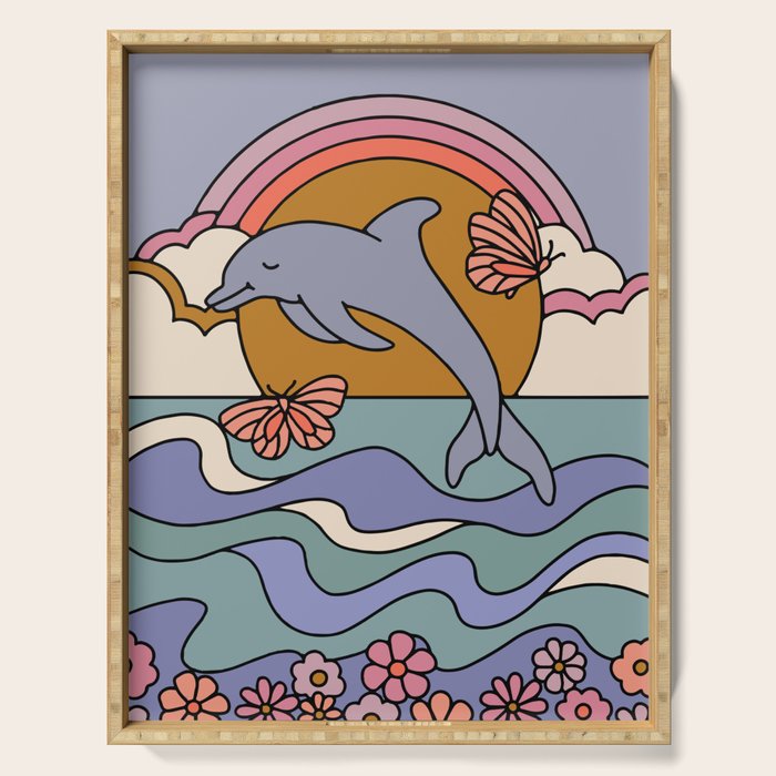 Dolphin Serving Tray Gallery Image 1