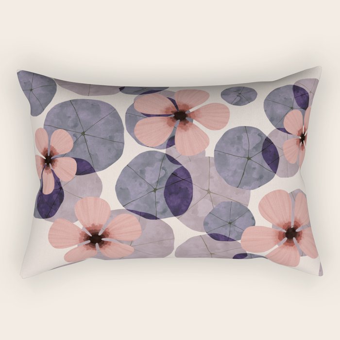 Water lilies Rectangular Pillow Gallery Image 1
