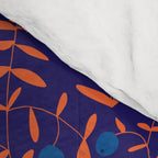 Block print berries blue Comforter Gallery Image 4