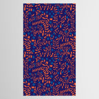 Block print berries blue Tablecloth Gallery Image 2