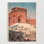 Jami Masjid Delhi From The India And Southeast Asia Series By Yoshida Hiroshi Poster Gallery Image 4