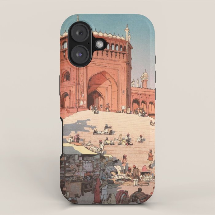 Jami Masjid Delhi From The India And Southeast Asia Series By Yoshida Hiroshi iPhone Case Gallery Image 1