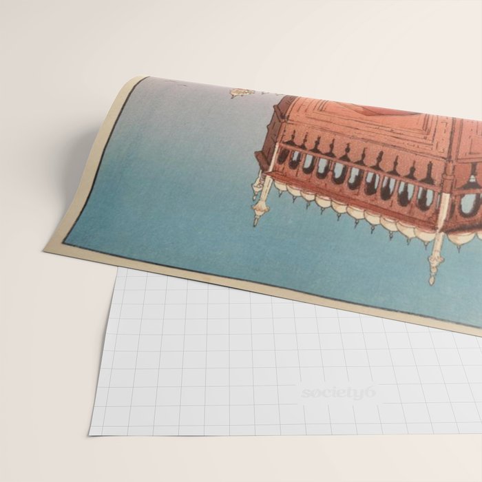 Jami Masjid Delhi From The India And Southeast Asia Series By Yoshida Hiroshi Wrapping Paper Gallery Image 2