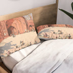 Jami Masjid Delhi From The India And Southeast Asia Series By Yoshida Hiroshi Pillow Sham Gallery Image 2
