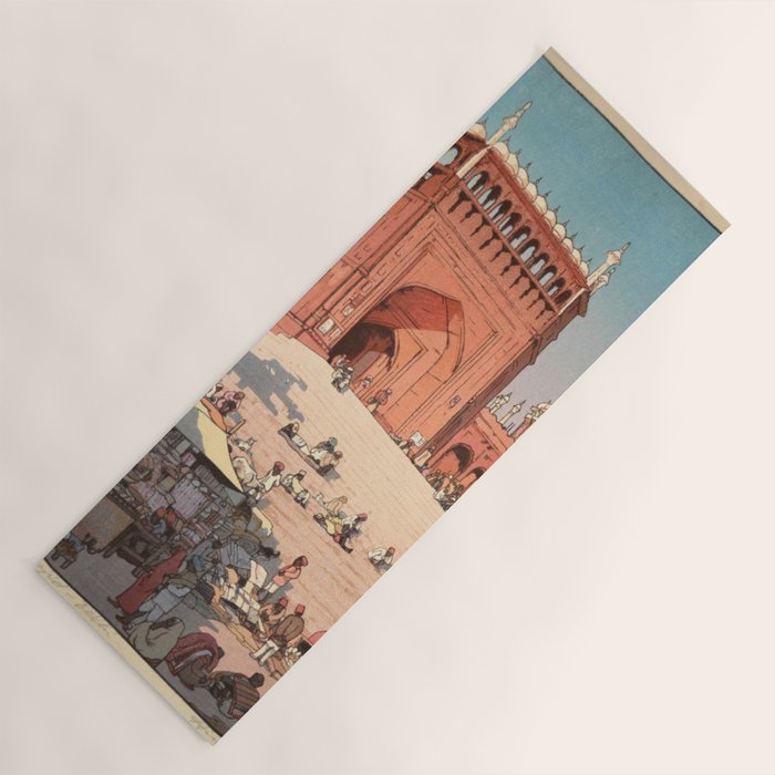 Jami Masjid Delhi From The India And Southeast Asia Series By Yoshida Hiroshi Yoga Mat Gallery Image 1