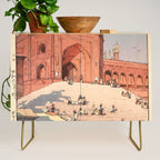Jami Masjid Delhi From The India And Southeast Asia Series By Yoshida Hiroshi Credenza Gallery Image 1