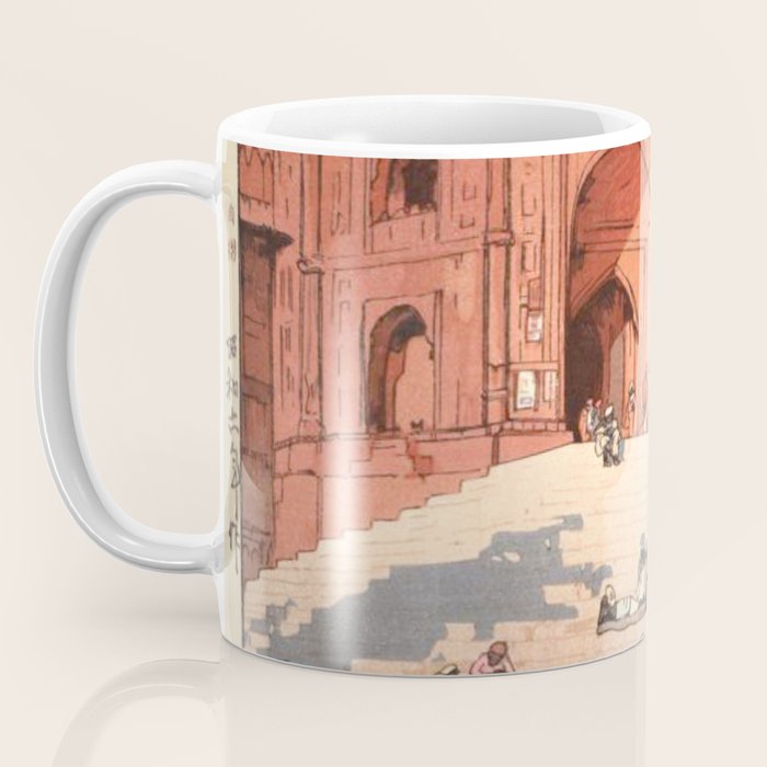 Jami Masjid Delhi From The India And Southeast Asia Series By Yoshida Hiroshi Coffee Mug Gallery Image 3