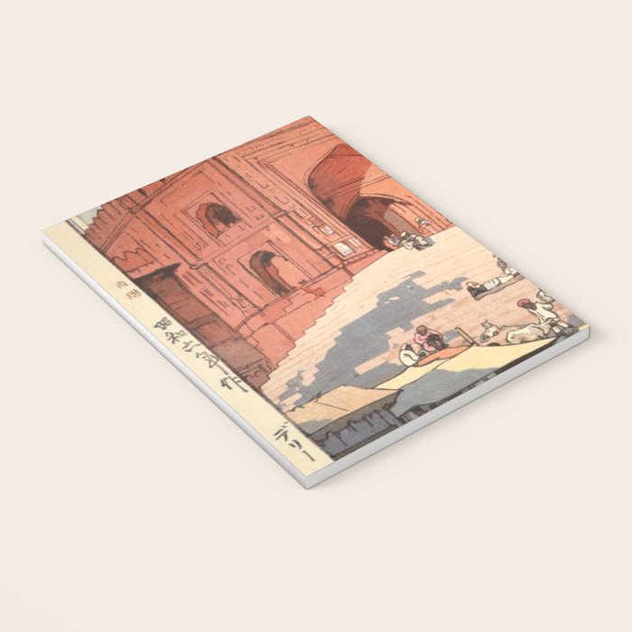 Jami Masjid Delhi From The India And Southeast Asia Series By Yoshida Hiroshi Notebook Gallery Image 3