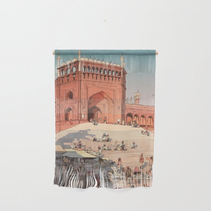 Jami Masjid Delhi From The India And Southeast Asia Series By Yoshida Hiroshi Wall Hanging Gallery Image 1