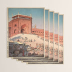 Jami Masjid Delhi From The India And Southeast Asia Series By Yoshida Hiroshi Wrapping Paper Gallery Image 3