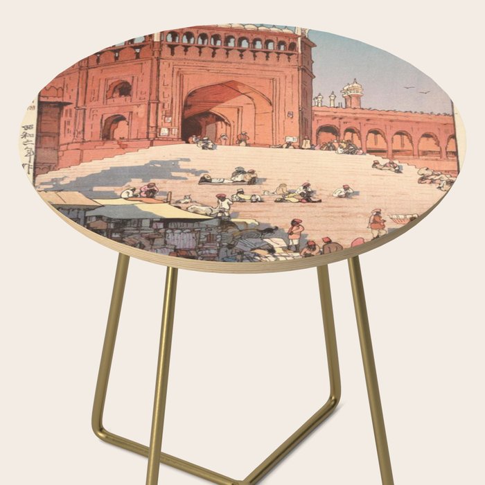 Jami Masjid Delhi From The India And Southeast Asia Series By Yoshida Hiroshi Side Table Gallery Image 2