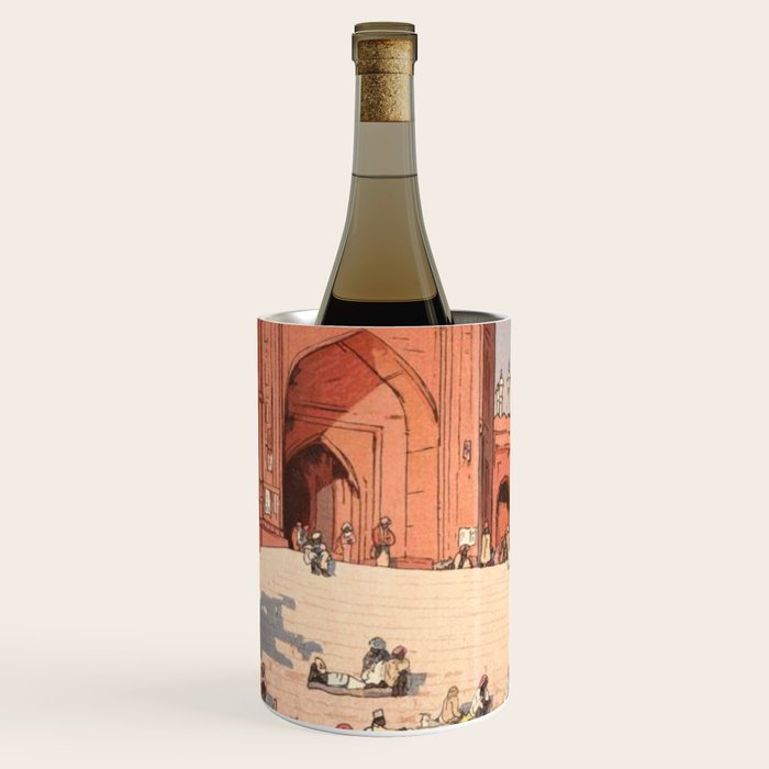 Jami Masjid Delhi From The India And Southeast Asia Series By Yoshida Hiroshi Wine Chiller Gallery Image 1