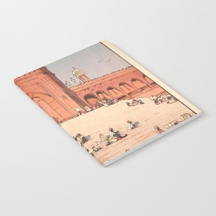 Jami Masjid Delhi From The India And Southeast Asia Series By Yoshida Hiroshi Notebook Gallery Image 2