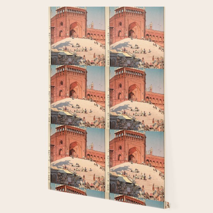 Jami Masjid Delhi From The India And Southeast Asia Series By Yoshida Hiroshi Wallpaper Gallery Image 2