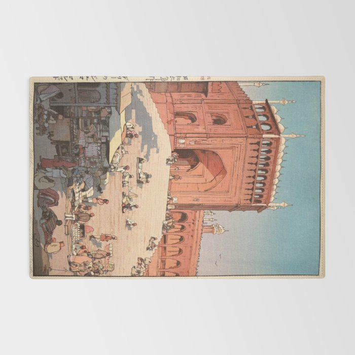 Jami Masjid Delhi From The India And Southeast Asia Series By Yoshida Hiroshi Rug Gallery Image 2