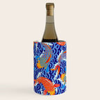 Koi fish / japanese tattoo style pattern Wine Chiller Gallery Image 2