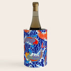 Koi fish / japanese tattoo style pattern Wine Chiller Gallery Image 1