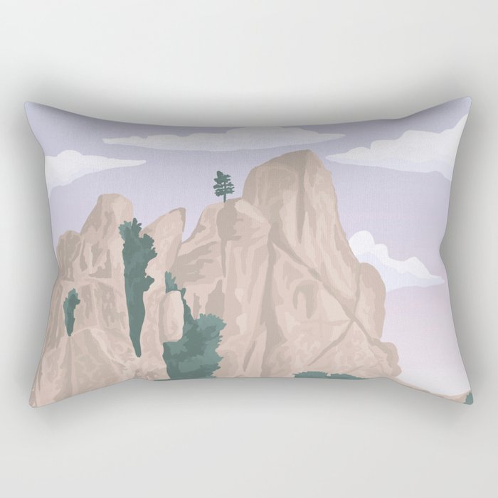 Pinnacles National Park Rectangular Pillow Gallery Image 2