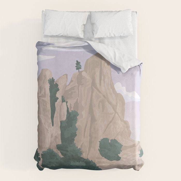 Pinnacles National Park Duvet Cover Gallery Image 6