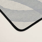 Watercolor Circles - Blue Cream Desk Mat Gallery Image 4