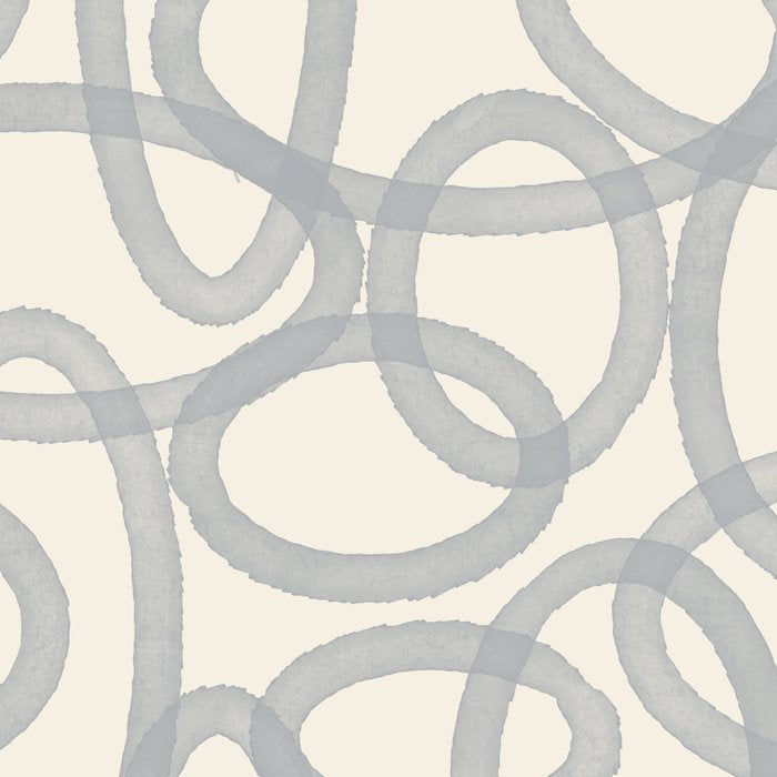 Watercolor Circles - Blue Cream Coffee Mug Gallery Image 2