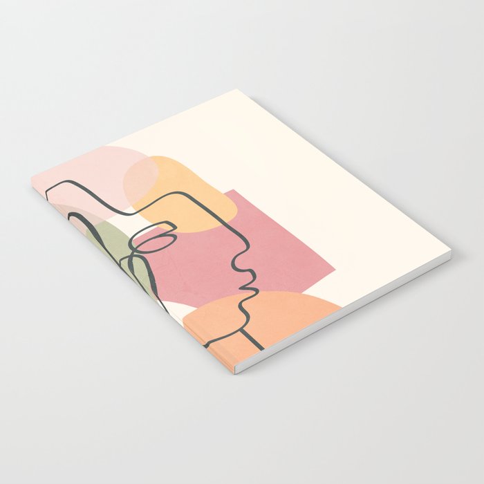 Abstract Profiles 04 Notebook Gallery Image 1