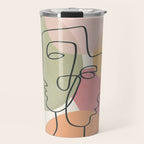 Abstract Profiles 04 Travel Mug Gallery Image 1