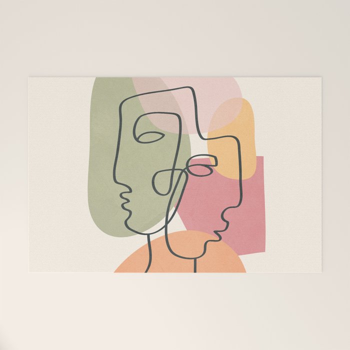 Abstract Profiles 04 Welcome Mat Gallery Image 1